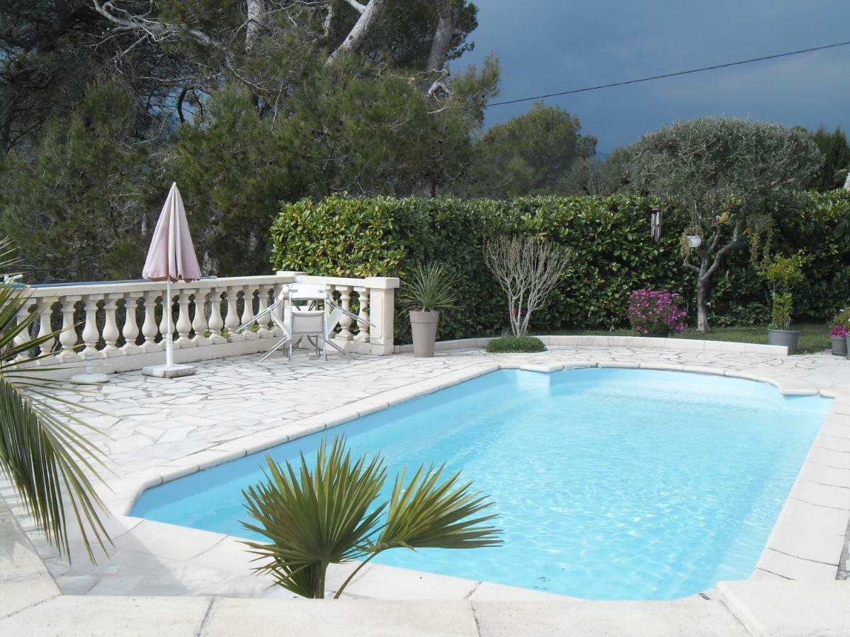 Charmante Villa A 15 Min De Nice Avec Piscine Blausasc ภายนอก รูปภาพ
